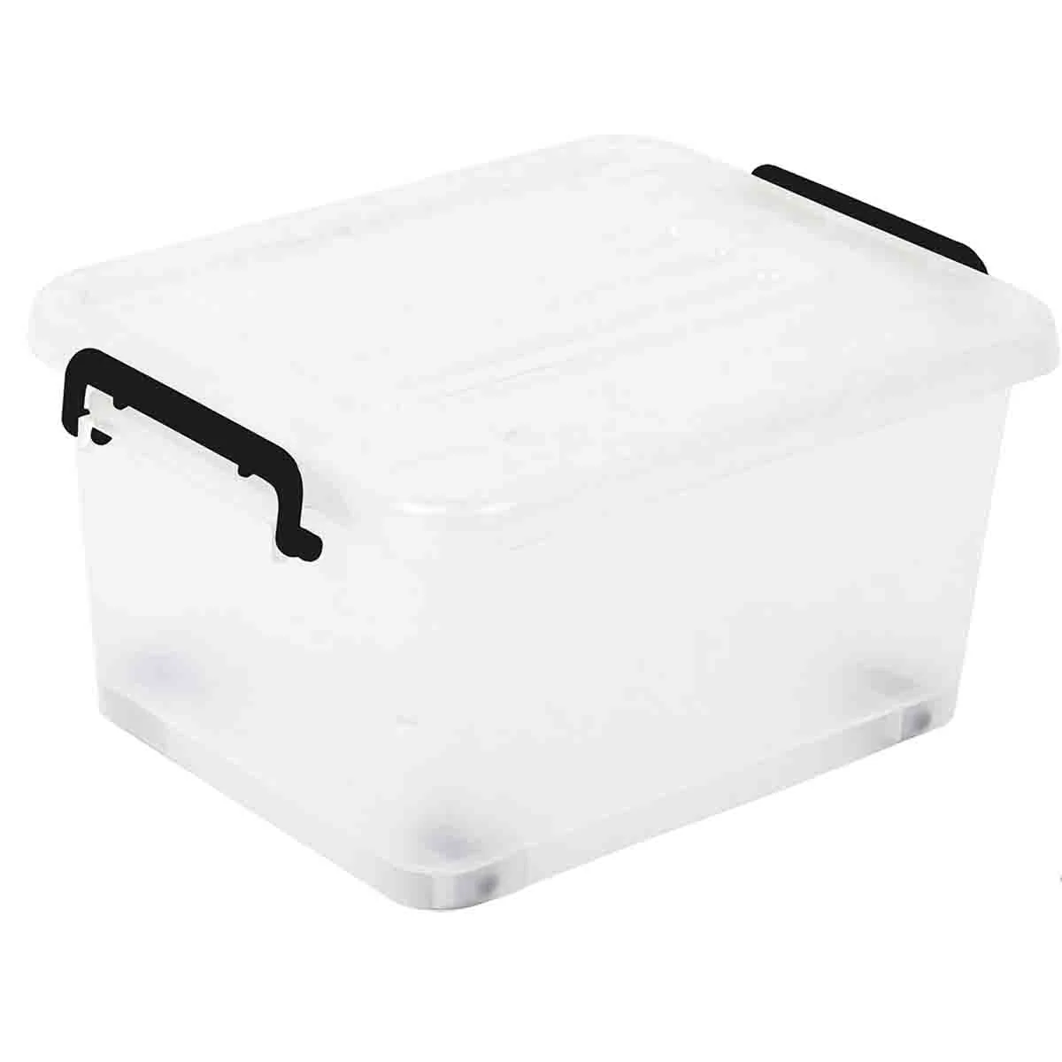 Durable Studio 707- Storage Tote with Locking Lid 56x40x32 Cm Contemporary