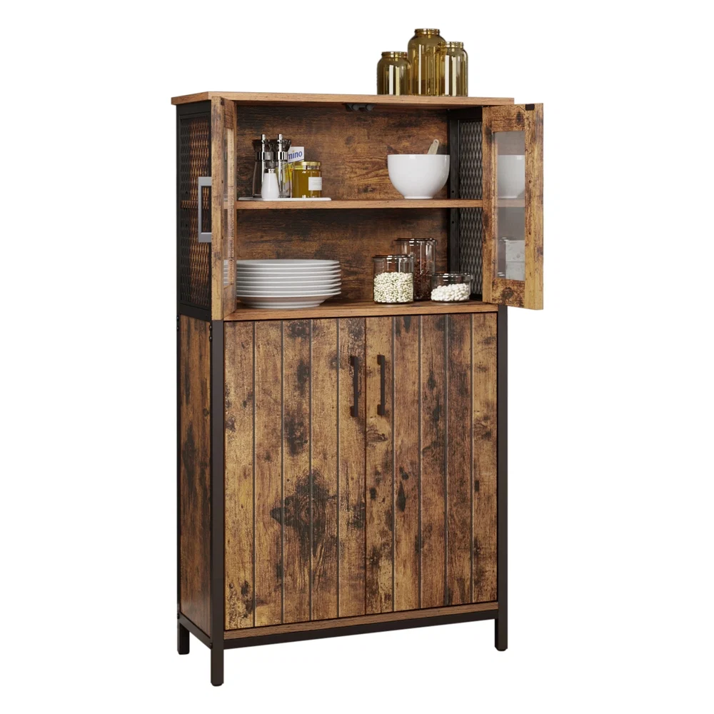 Long-Lasting VASAGLE Daxton Collection - Pantry Cabinet with Door and Adjustable Shelf Quality