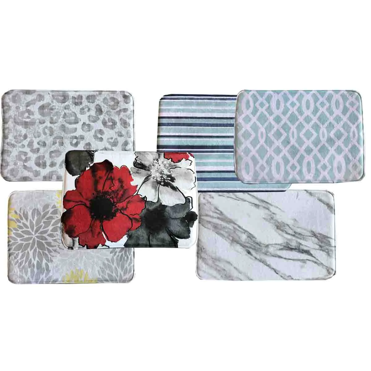 Superior Printed Memory Foam Rugs Crafted