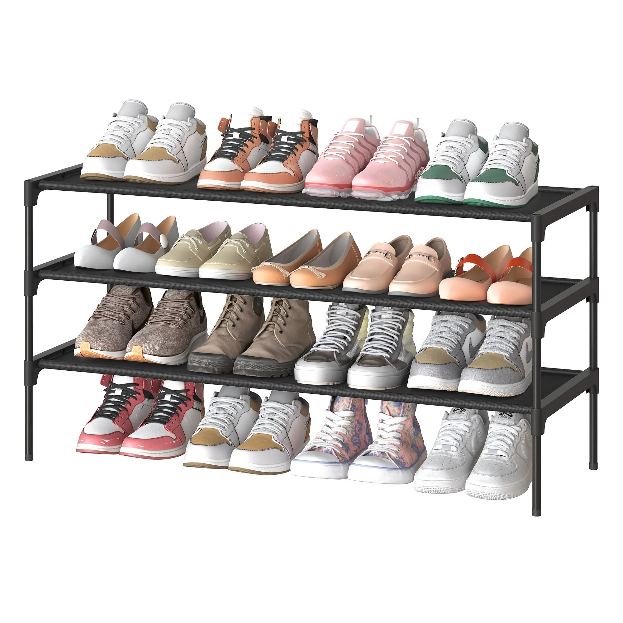 Professional SONGMICS Shoe Rack Shoe Storage Organizer Space-Saving Premium