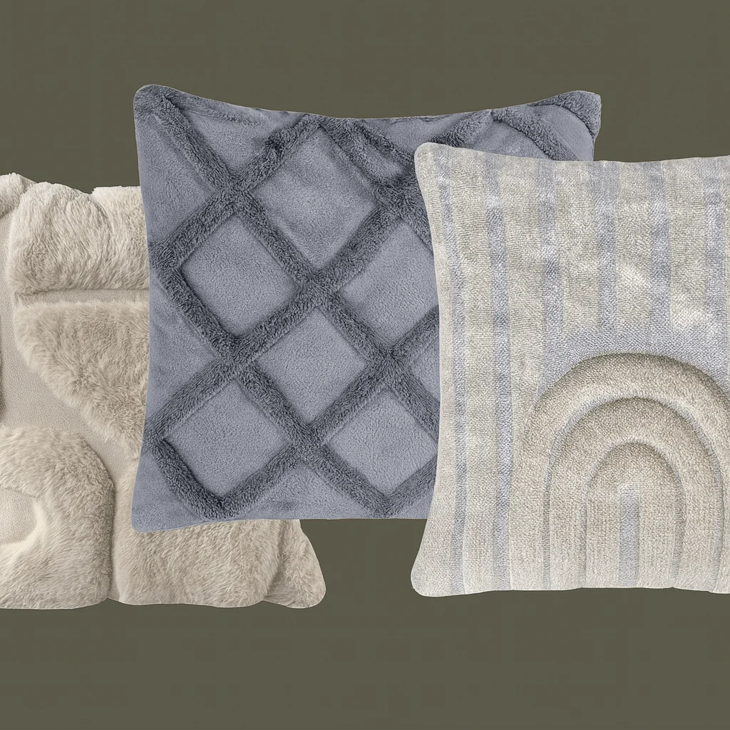 Consistent Cushion Tufted Geo 20X20 Prestigious