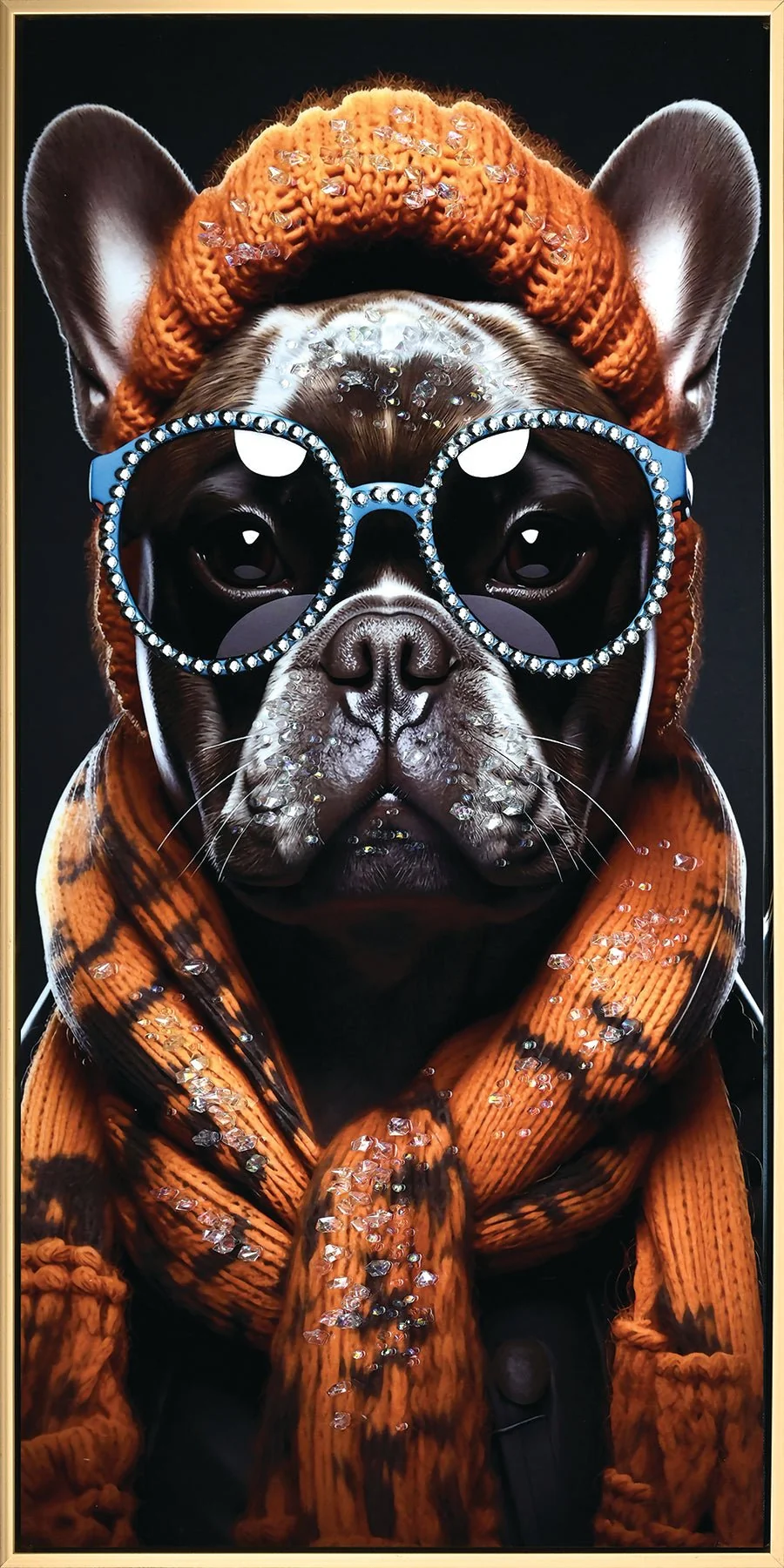 Optimized Trendy Animals Canvas 43X82CM Smart
