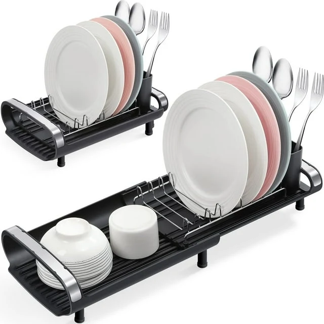 Proven KK KINGRACK Dish Rack Expandable Dish Drying Rack for Kitchen Counter Black WK810585-8 Original