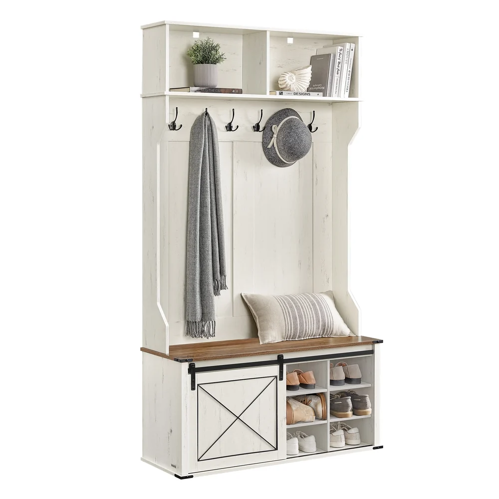 Durable VASAGLE VASAGLE Hall Tree with Bench and Shoe Storage Trusted