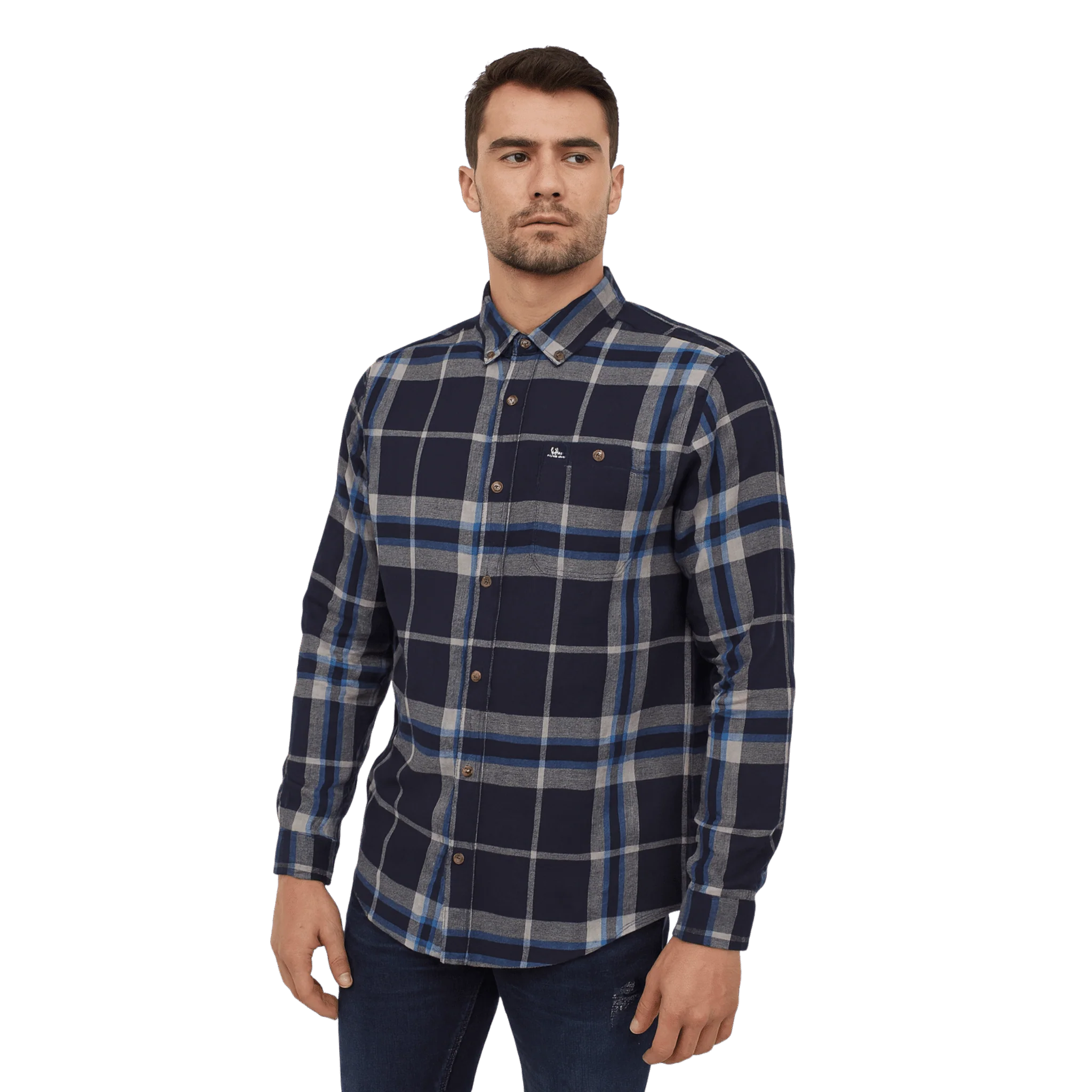 Next-Generation Men s Classic Plaid Flannel Shirt Safe