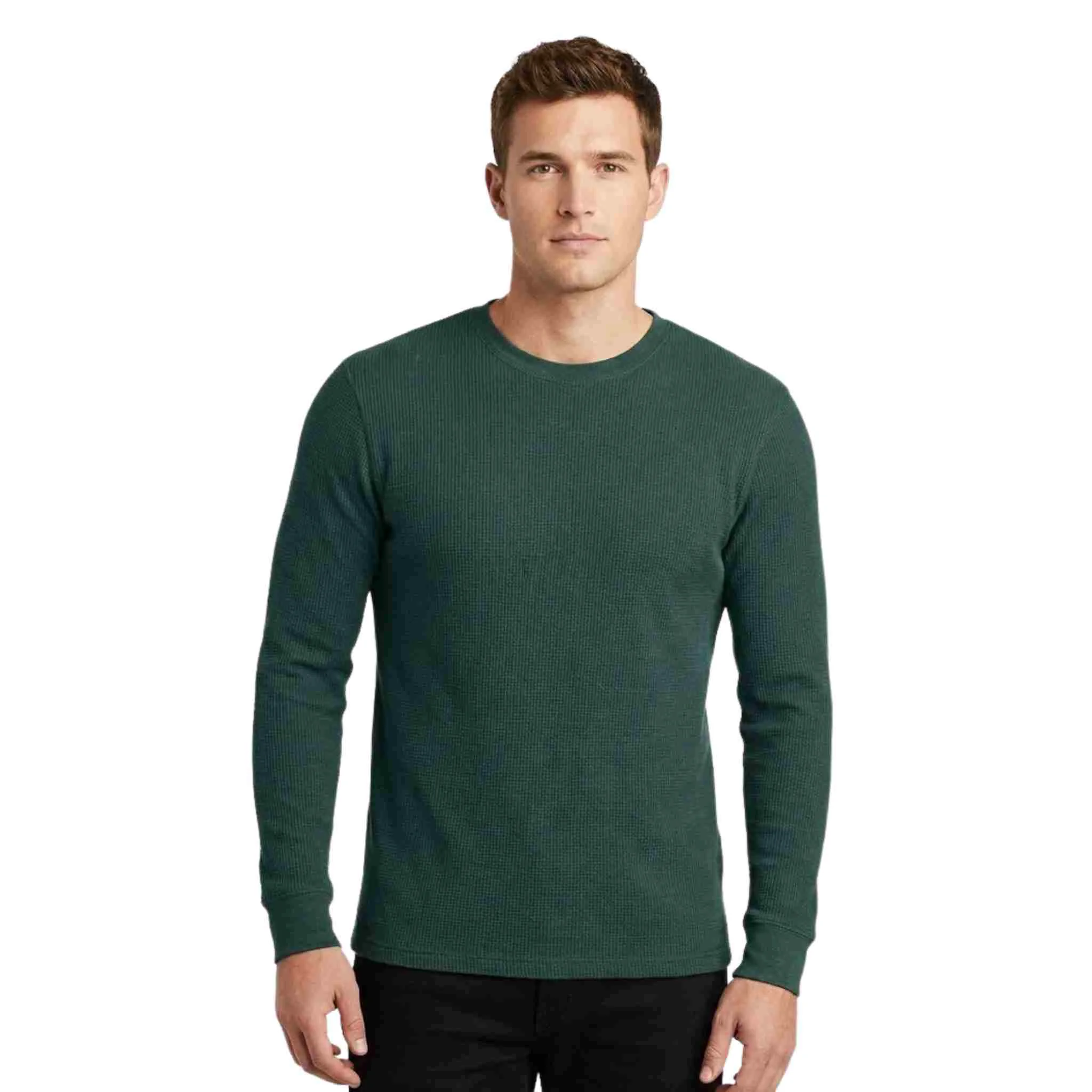 Natural Long-Sleeve Textured Knit Top Smooth