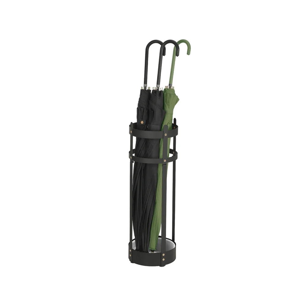 Verified SONGMICS Steel umbrella stand with round holder and detachable drip tray Selected