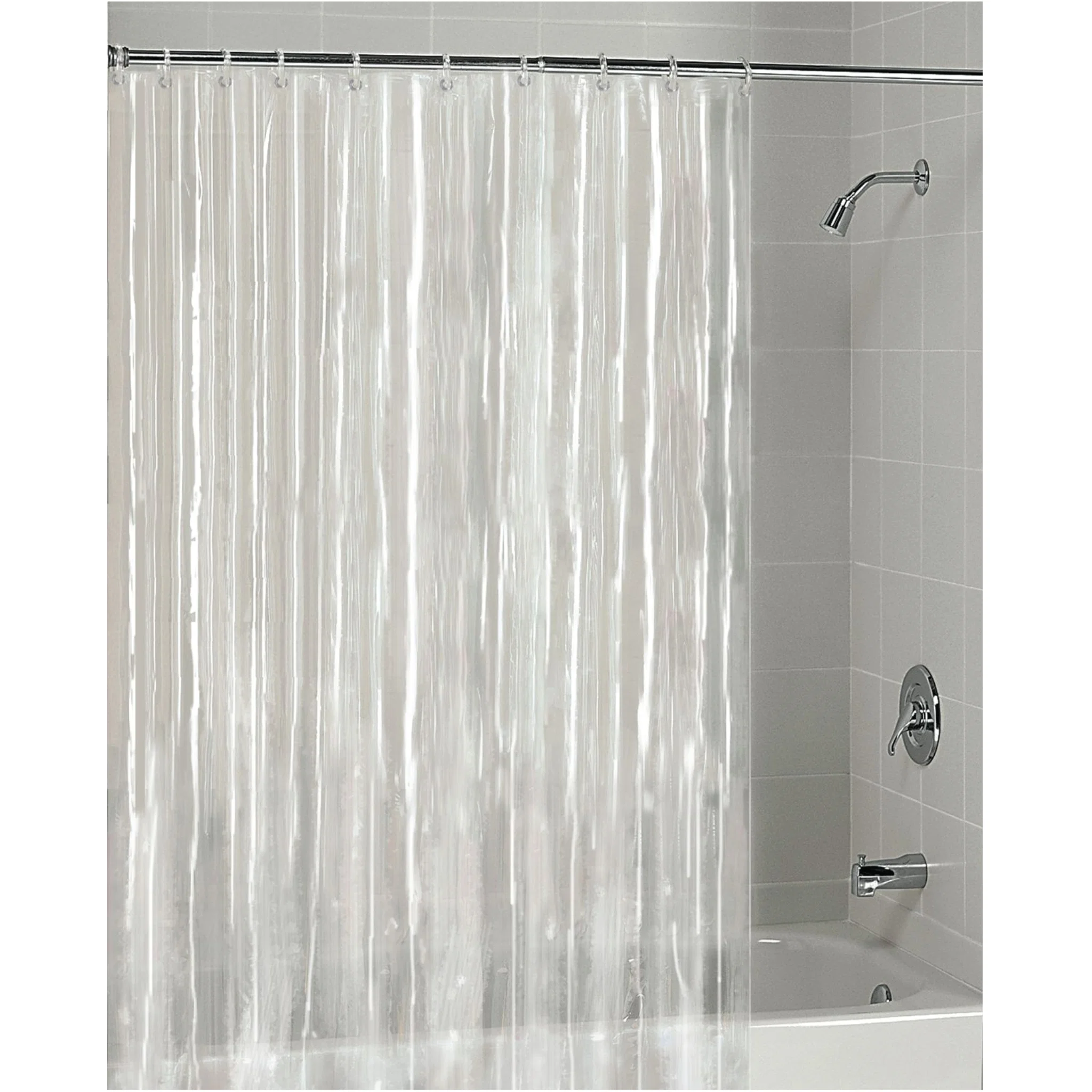 Official Clear Shower Curtain Liner 70x72 Long-Lasting