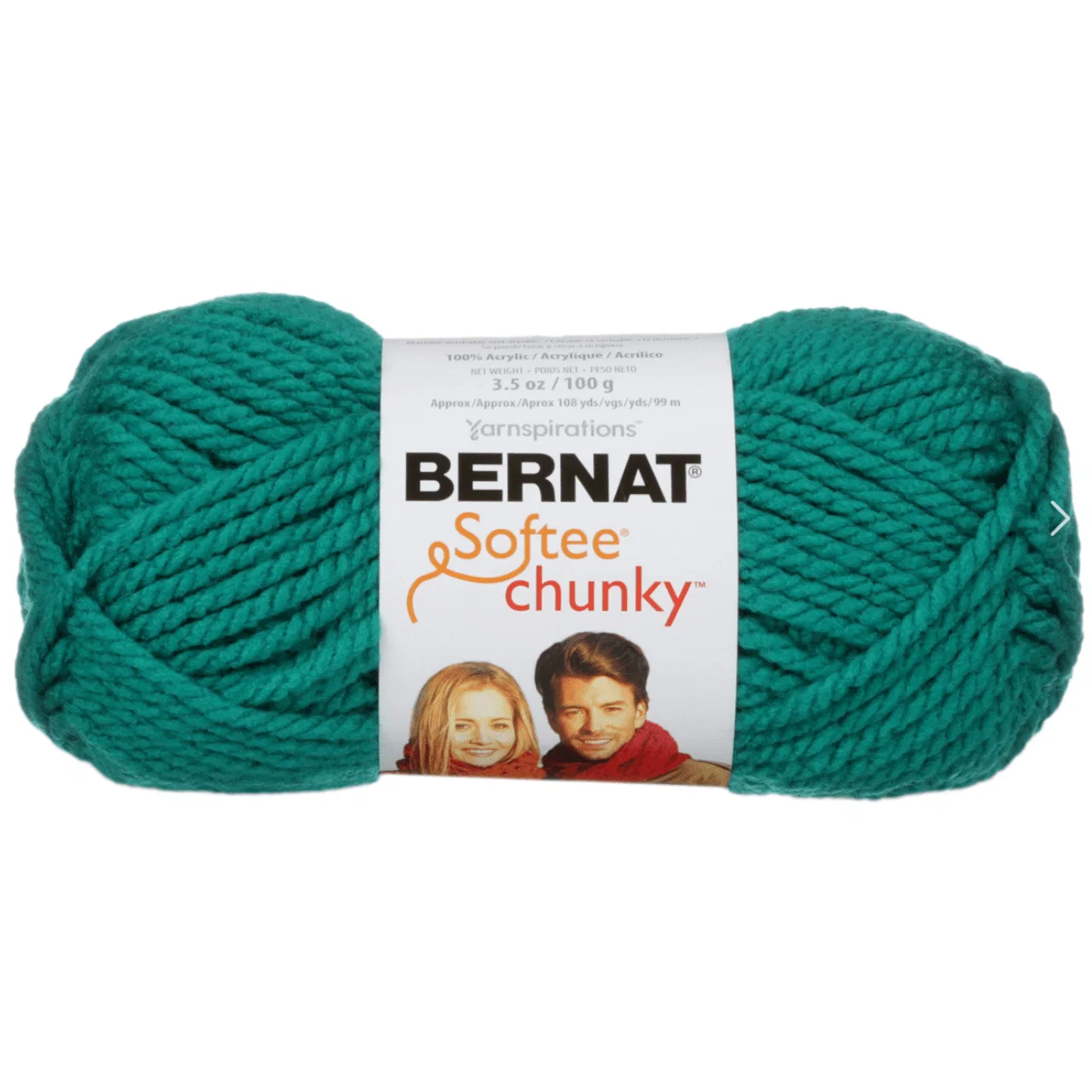 Carefully Designed Bernat Softee Chunky Yarn 100g – Emerald Minimalist