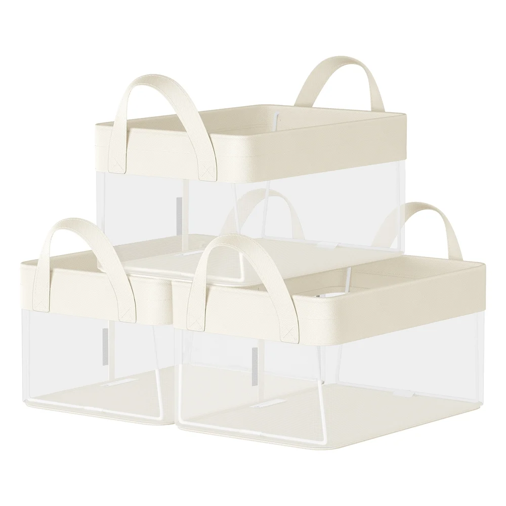 Authentic SONGMICS Fabric Storage Baskets Set of 3 Elite