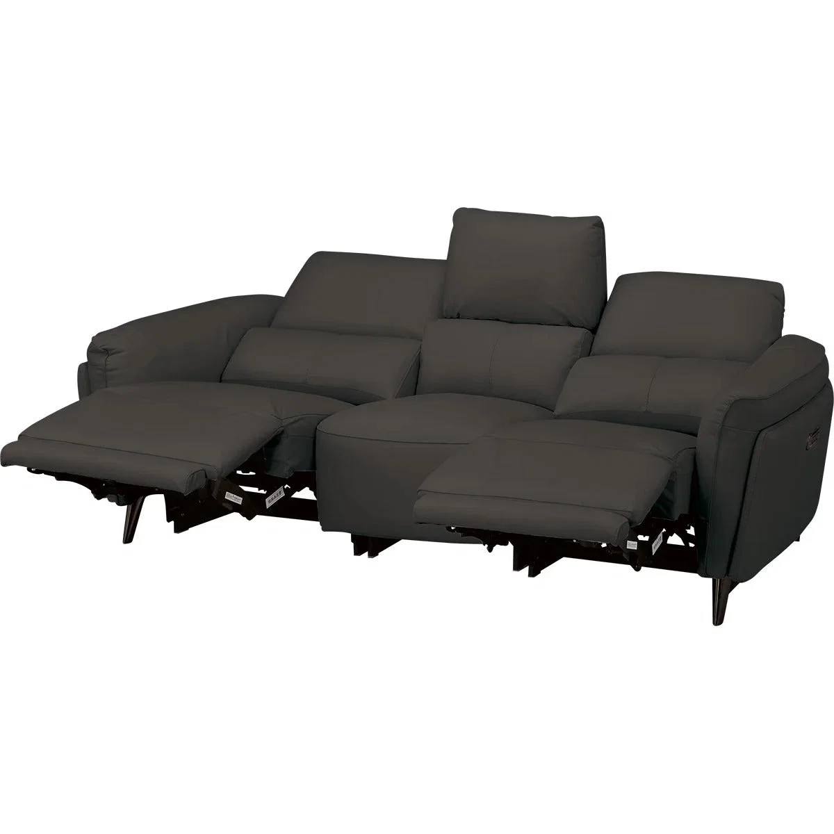 Effective 2M ELECTRIC 3 SEATER SOFA LS02 NW BK Pure