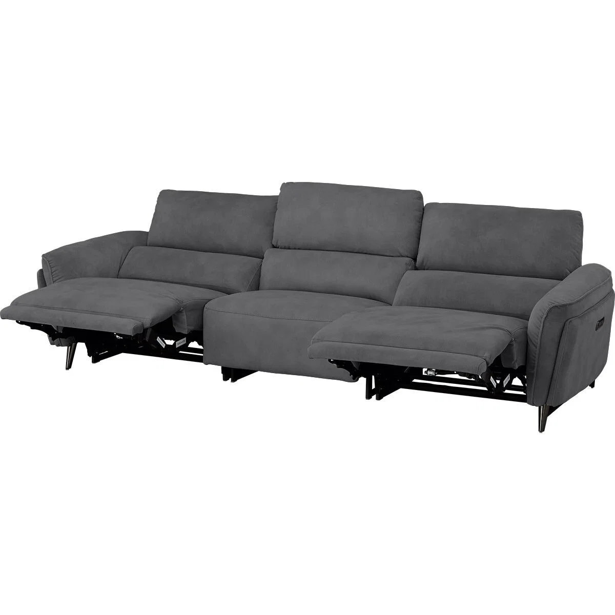 Effective 2M ELECTRIC WIDE 3 SEATER SOFA LS02 PEY DGY Contemporary