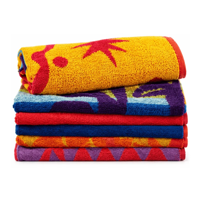 Sustainable Jacquard Beach Towel 27x55 Fine Crafted