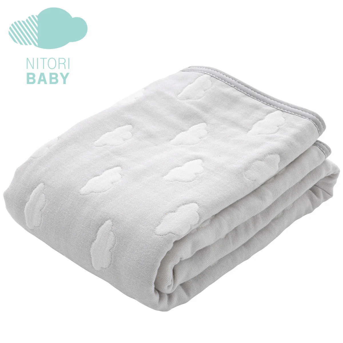 Verified GAUZE BLANKET CLOUD GY Stylish