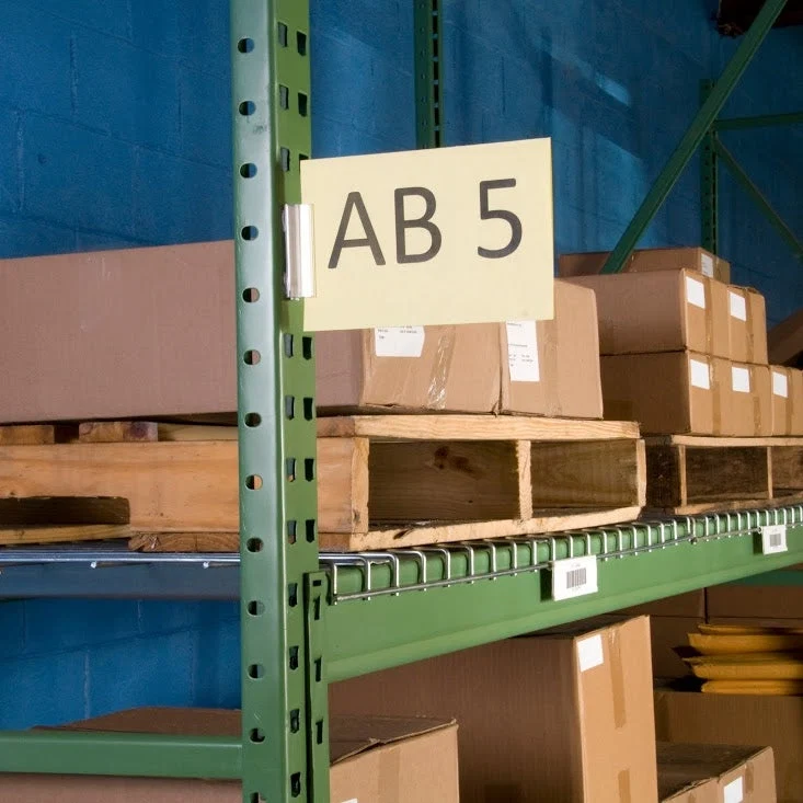 Easy-to-Use Warehouse Aisle Sign Kit Natural