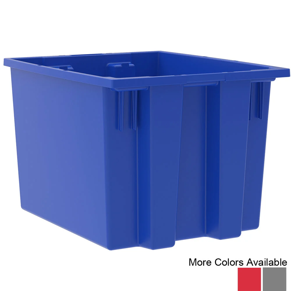 High-End Akro Nest and Stack Totes 6 Pack - 19-1 2 quot d x 15-1 2 quot w x 13 quot h Flexible