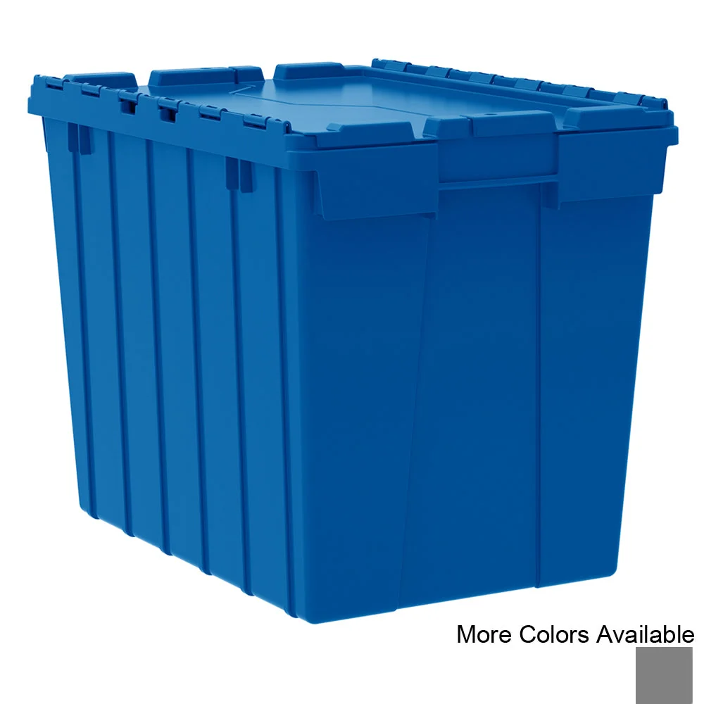 Carefully Designed Akro Attached Lid Containers 3 Pack - 21-1 2 quot d x 15-1 4 quot w x 17 quot h Responsible