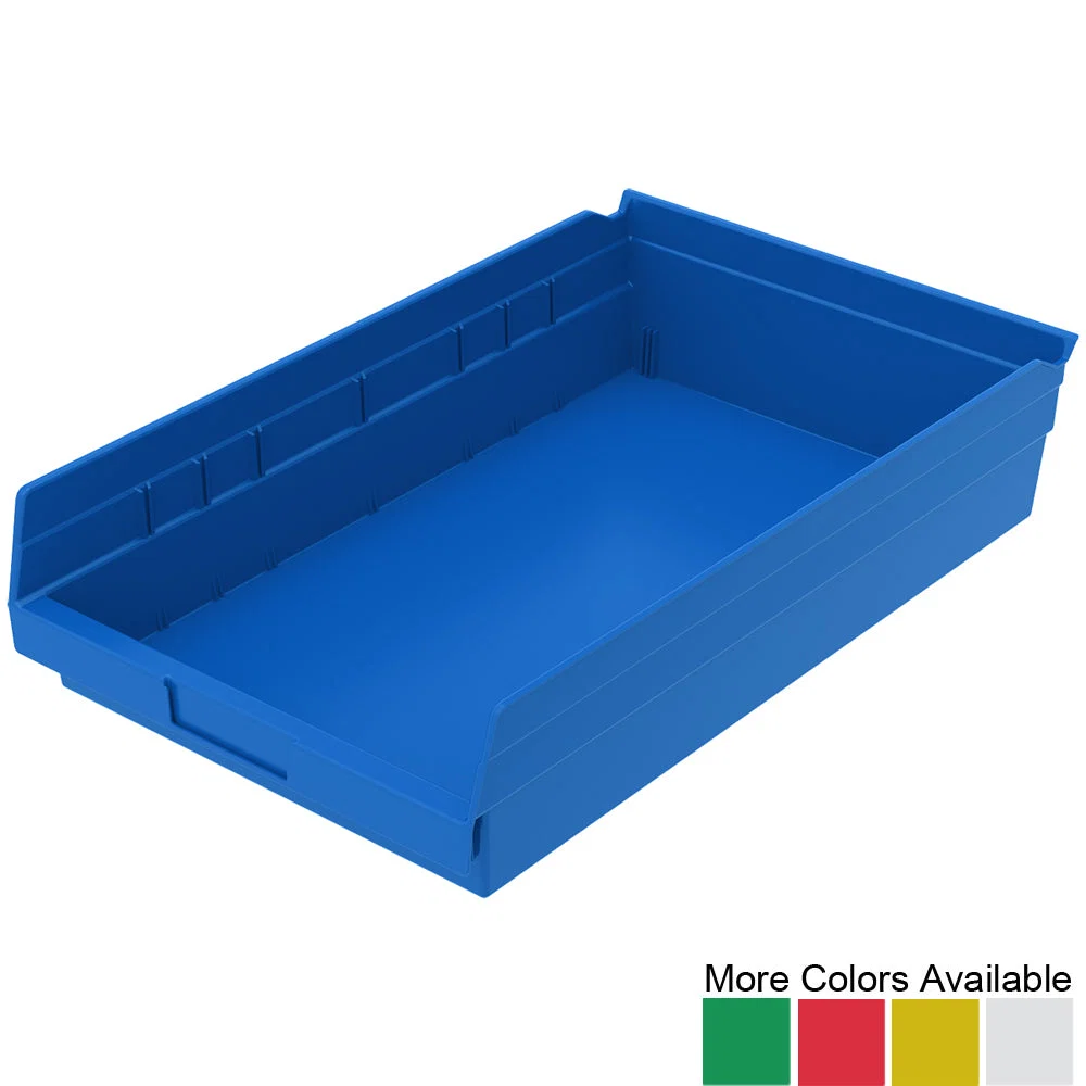 Soft 17-7 8 quot d x 11-1 8 quot w x 4 quot h Nesting Shelf Bins - 12 Pack Relaxed