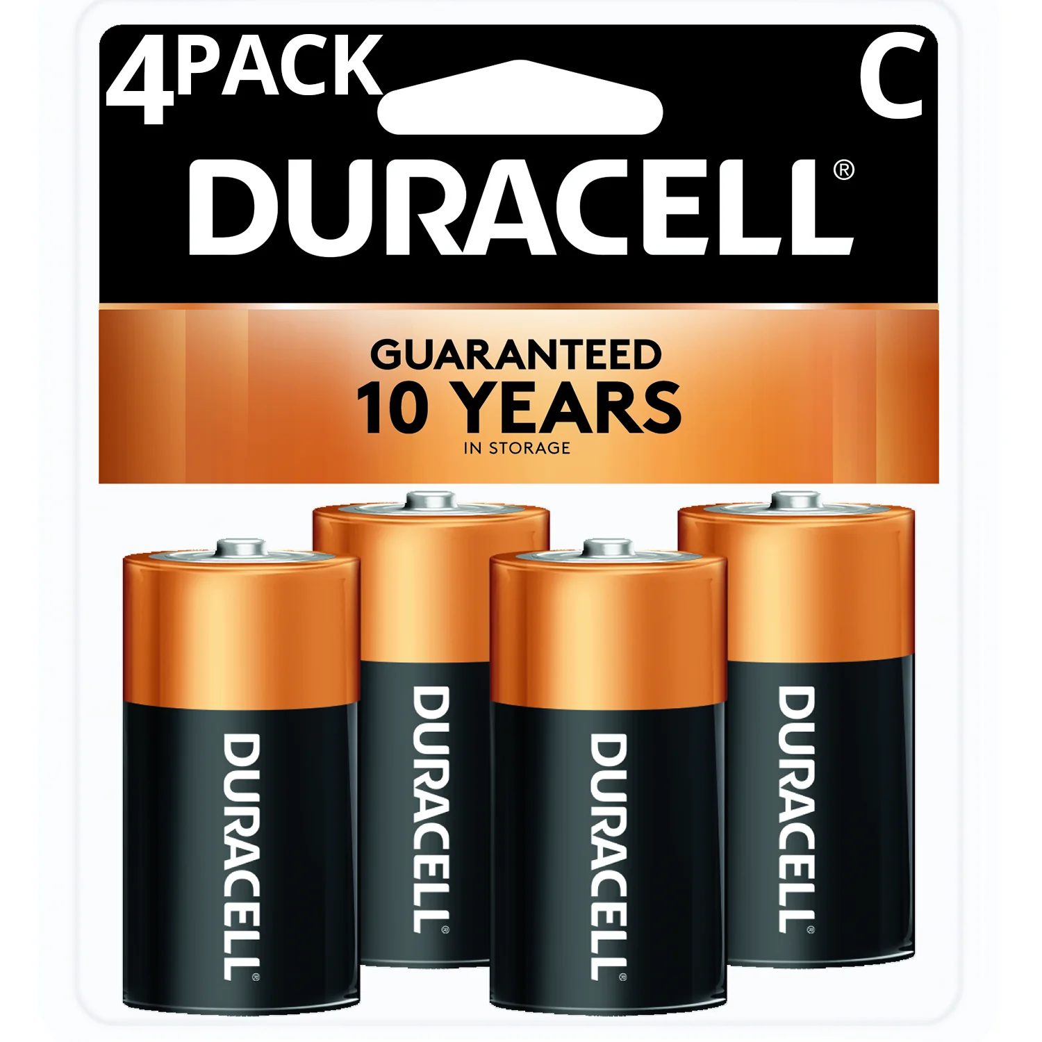 Recyclable BATTERY DURACELL C 4-PK Enhanced