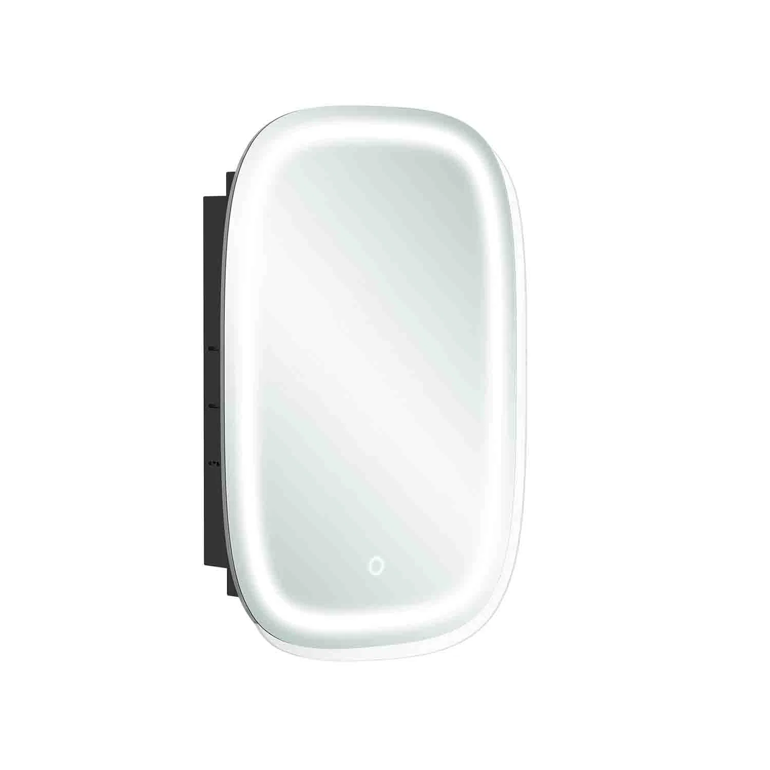 Authentic VASAGLE Wall-Mounted Cabinet with Mirror and Lights Pure