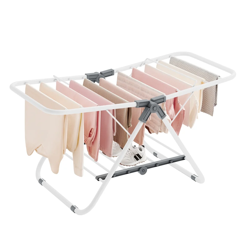 Enhanced SONGMICS Small Foldable 2-Level Clothes Drying Rack Unique