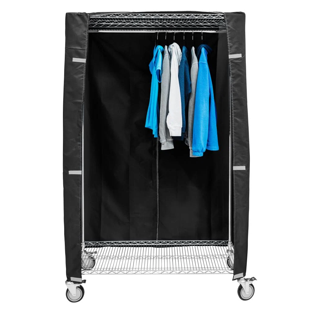 Easy-to-Use 18 quot d 200 Denier Nylon Cart Covers - Black Safe