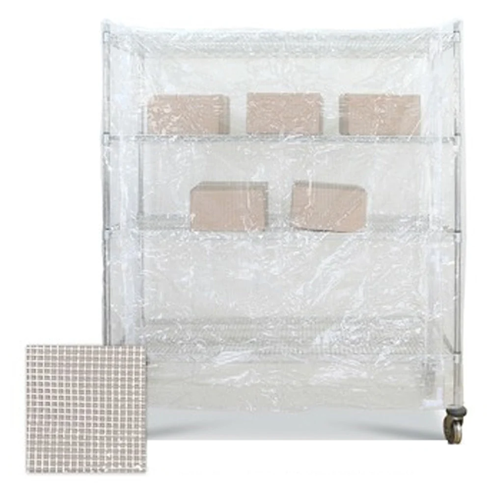 Pure 24 quot d 1 4 quot Scrim Reinforced Clear Vinyl Cart Covers Environmentally Friendly