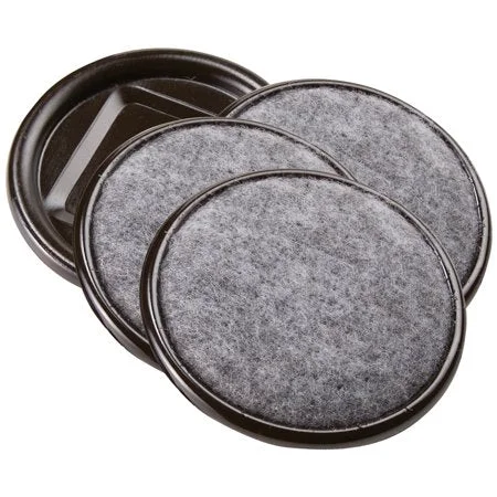 Crafted CASTER CUP 2-1 2 RND CRP GRY 4PK Smooth
