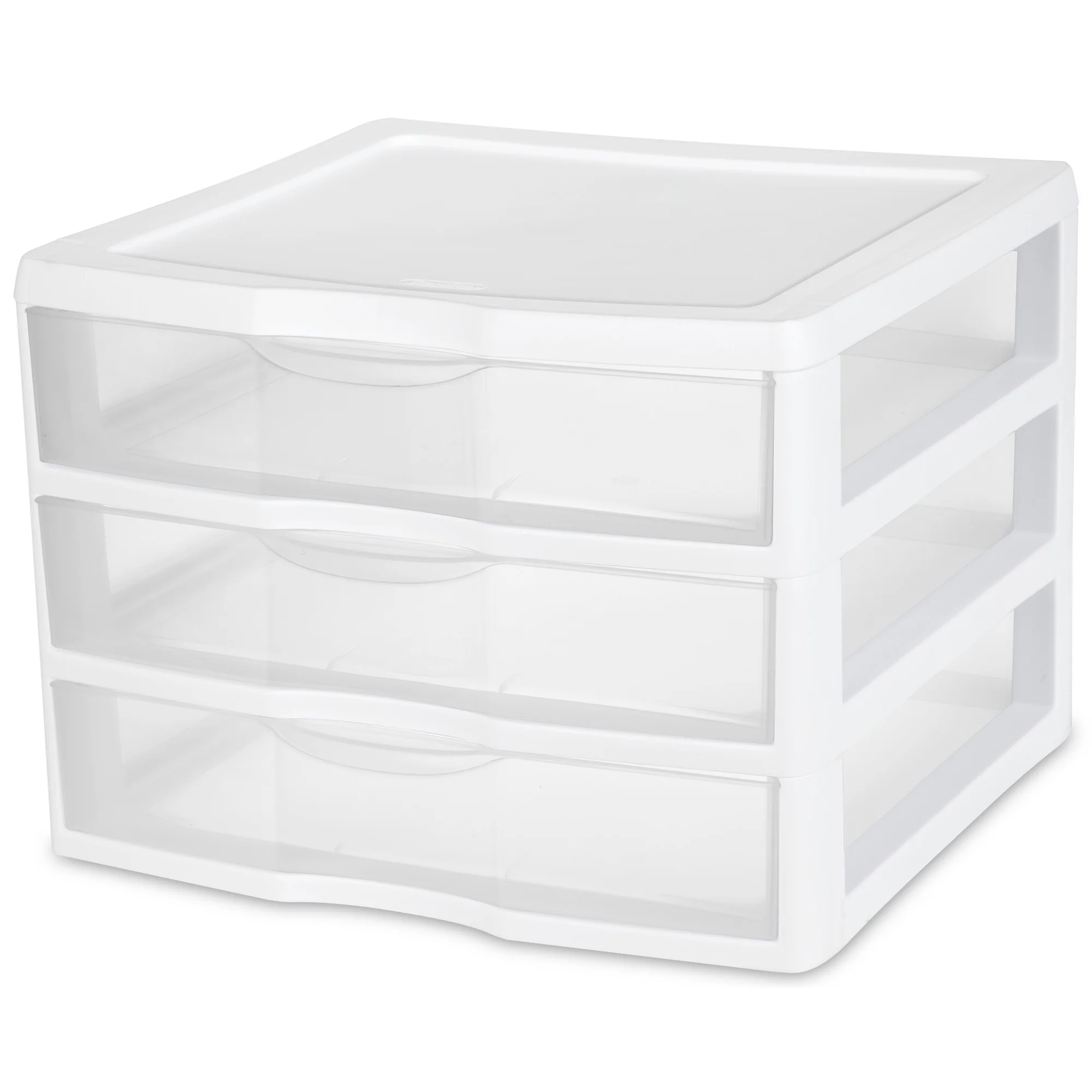 Stylish WIDE 3 DRAWER UNIT WHITE Breathable