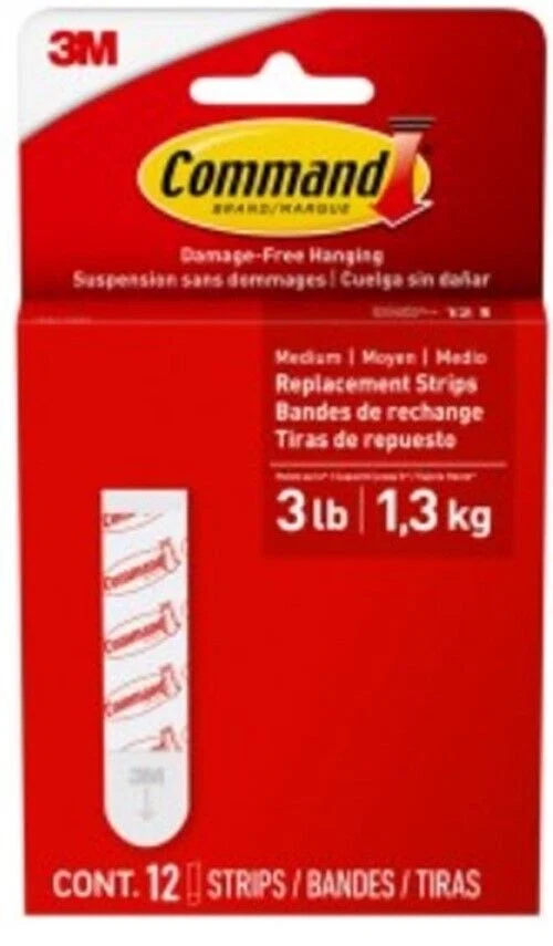Unique COMMAND REFILL STRIPS 3 12STRIPS Official