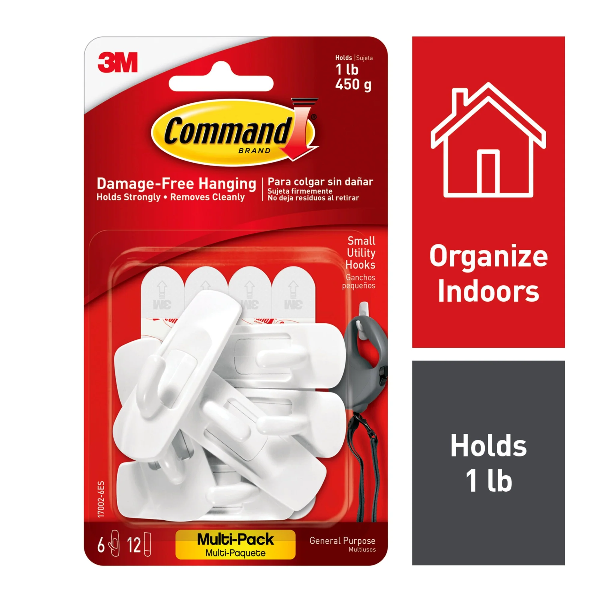 Environmentally Friendly COMMAND GP HOOKS 1 VP 6HKS Trendy