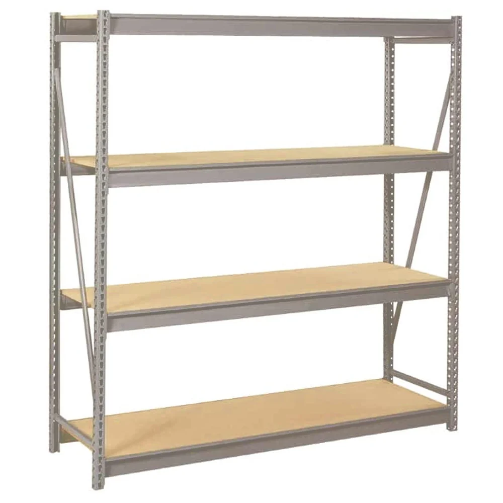 Certified 96 quot w x 96 quot h Bulk Storage Racks with Particle Board Decking Long-Lasting