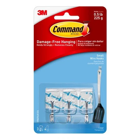 Fashionable COMMAND UTENSIL HOOKS .5 3HKS Responsible