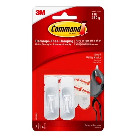 Environmentally Friendly COMMAND UTILITY HOOKS SM 1 2HKS Healthy