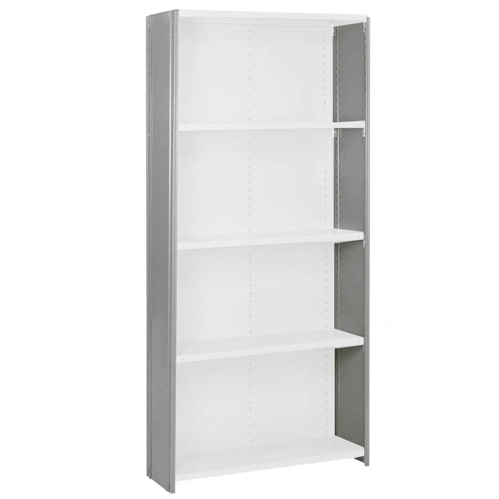 Original Lyon 8000 Series Closed Steel Shelving T-Post Upright Assemblies Original Design
