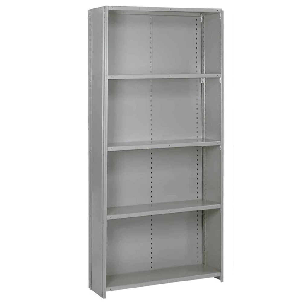 Dependable 48 quot w x 84 quot h Lyon 8000 Series Closed Steel Shelving - 20-Gauge Heavy-Duty Reusable