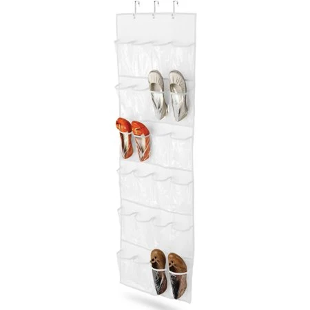 Organic HANGING SHOE ORGANIZER WHITE Versatile