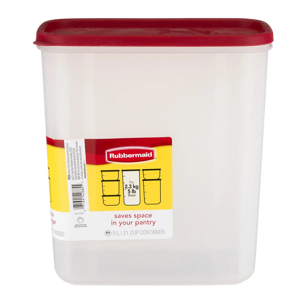 Certified RUBBERMAID 21 CUP FOOD STORAGE Original