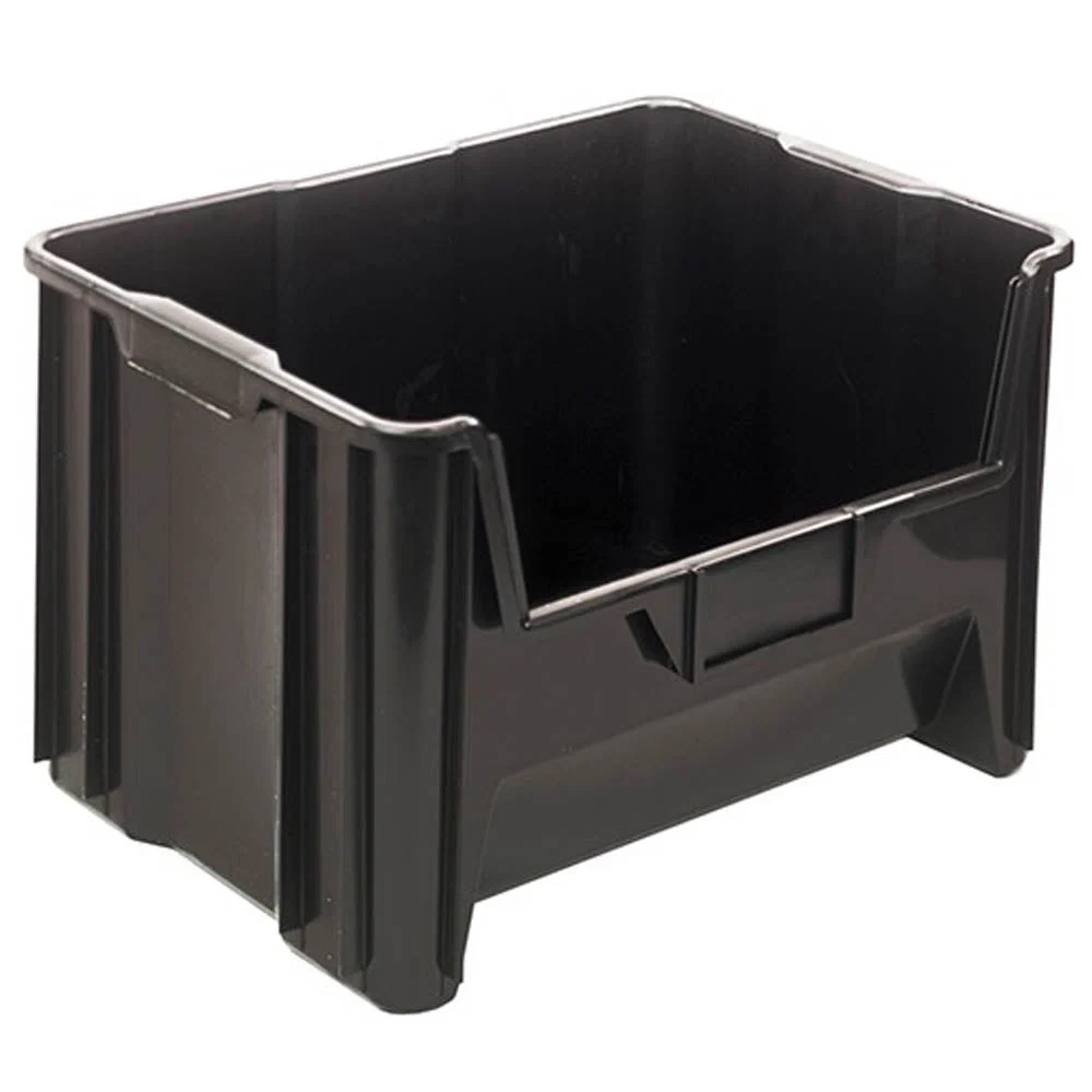 Quality 15-1 4 quot d x 19-7 8 quot w x 12-7 16 quot h Recycled Ultra Stacking Bins - 3 Pack Official