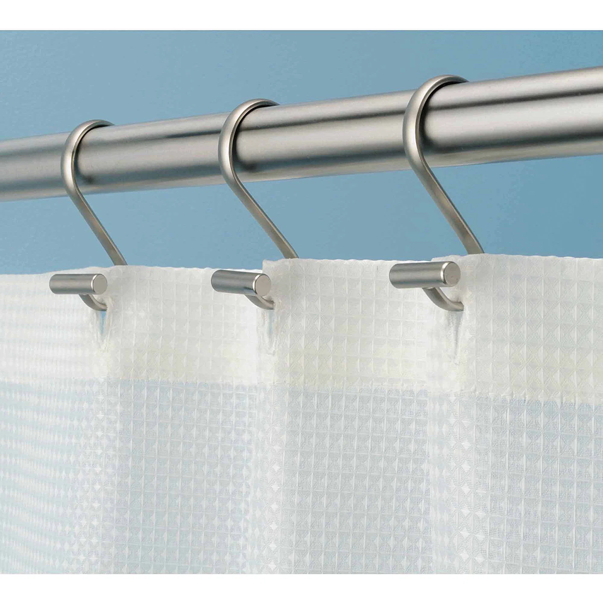 Pure T-BAR SHOWER HOOKS 12PK SATIN High-Quality