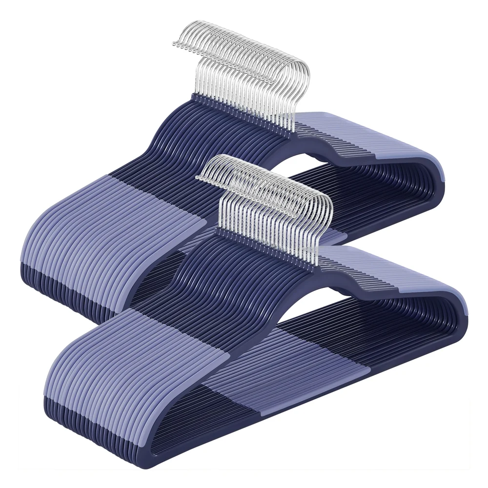 Enhanced SONGMICS Plastic Non-Slip Clothes Hangers for Wardrobe Space Saving Genuine