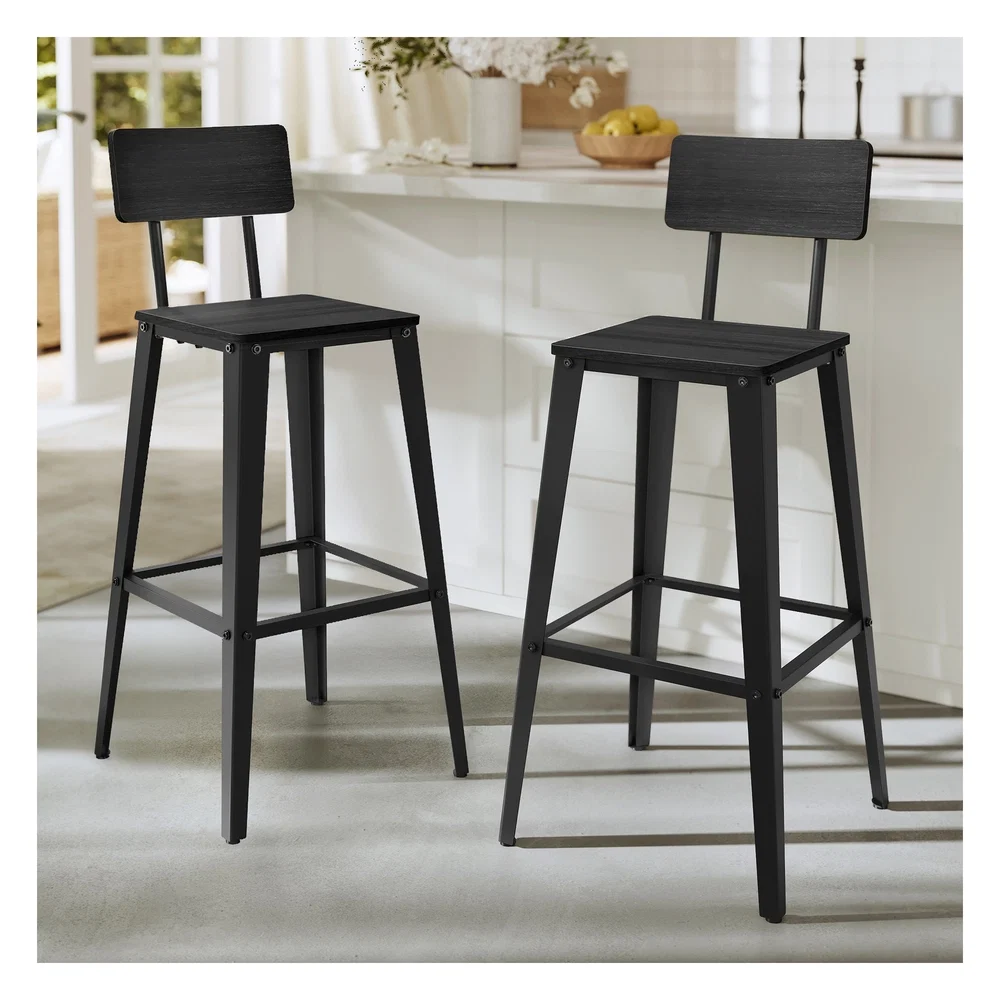 Relaxed VASAGLE Set of 2 Bar Stools Original