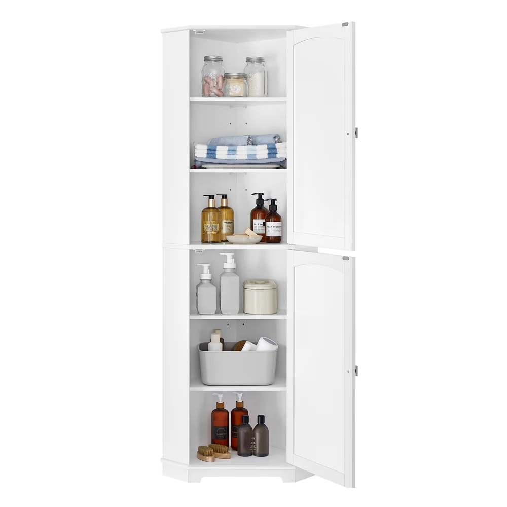 Stylish VASAGLE Bathroom Storage Cabinet with 4 Adjustable Shelves Next-Generation