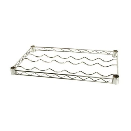 Recyclable 14 quot d Chrome Wine Rack Wire Shelves Efficient