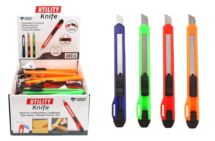 Long-Lasting SNAP BLADE UTILITY KNIFE Reusable