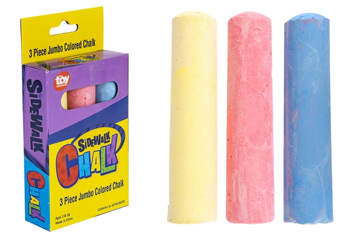 Functional SIDEWALK CHALK 3PC High-End