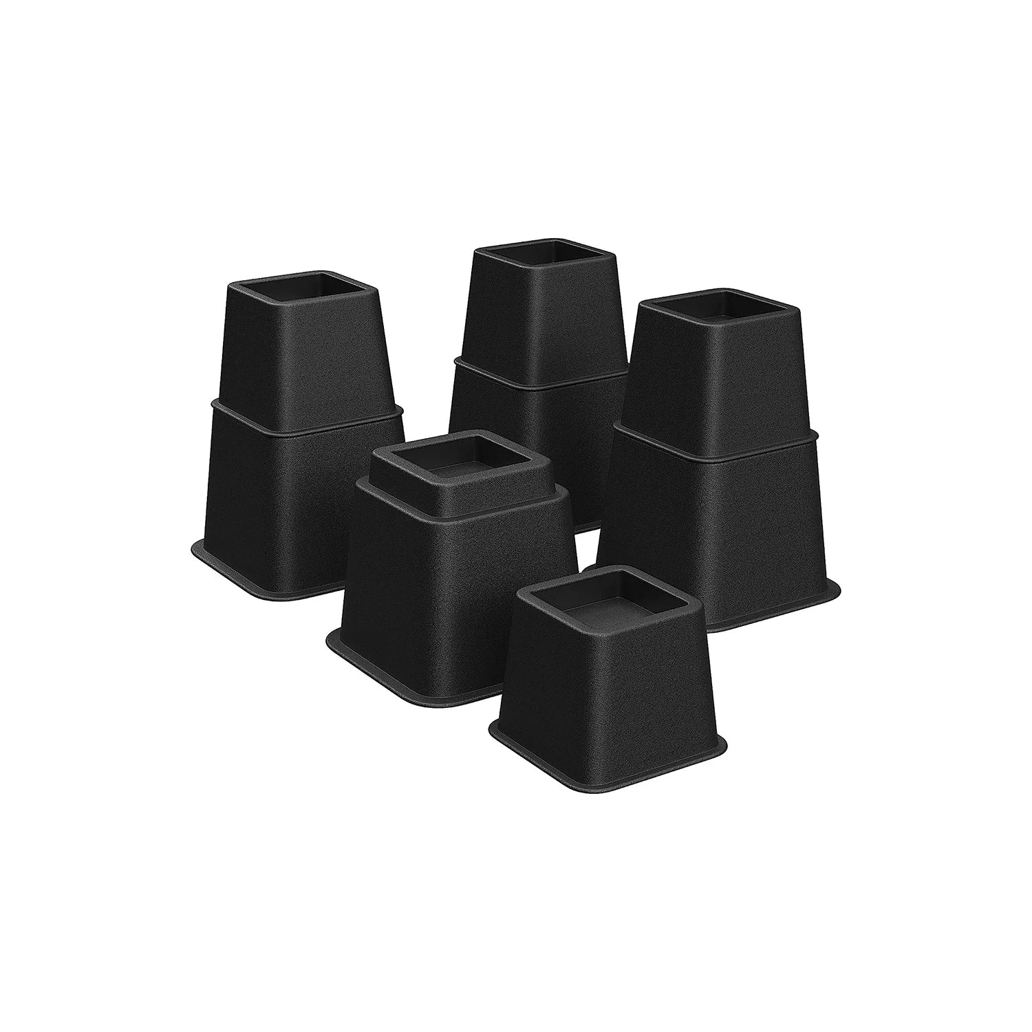 Premium Material SONGMICS 4-Pack Furniture Risers Clean