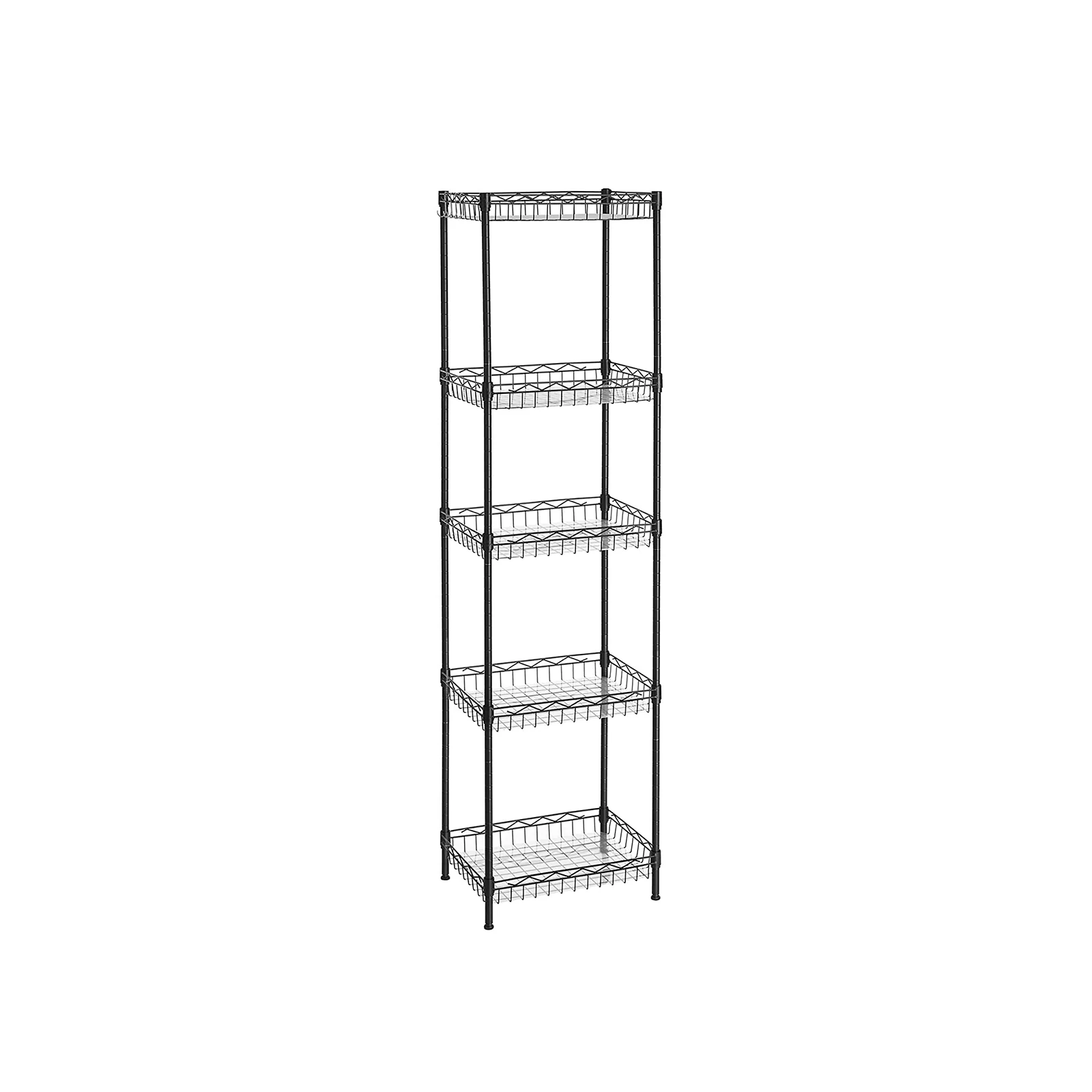 First-Class SONGMICS 5-Tier Metal Storage Shelf Fashionable