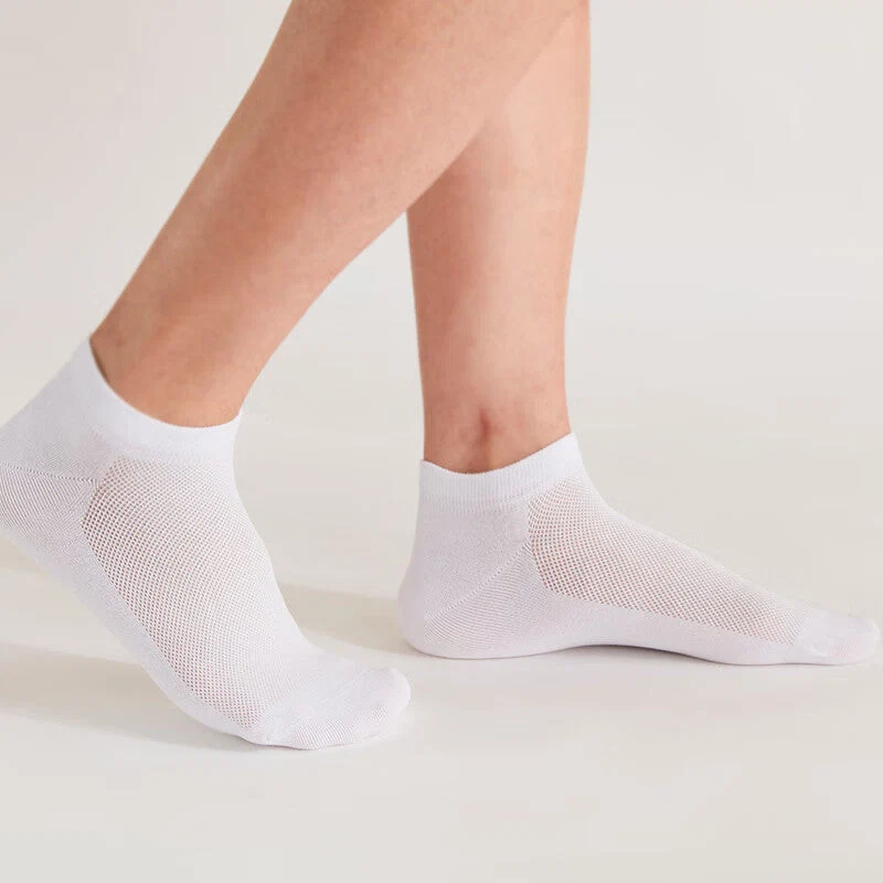 Top-Quality MEN SOCKS ANKLE WH High-End
