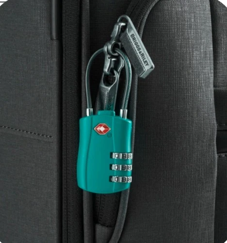 Detailed TSA COMBINATION CABLE LOCK TEAL Eco-Friendly